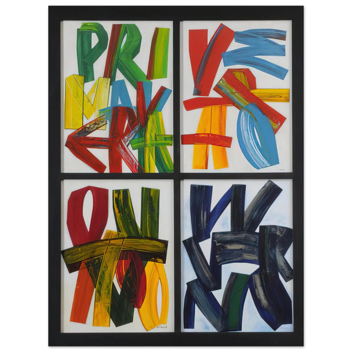 Joao Vieira - Four Seasons - 1989 75x100 cm / 30x40inches Fine Art Poster