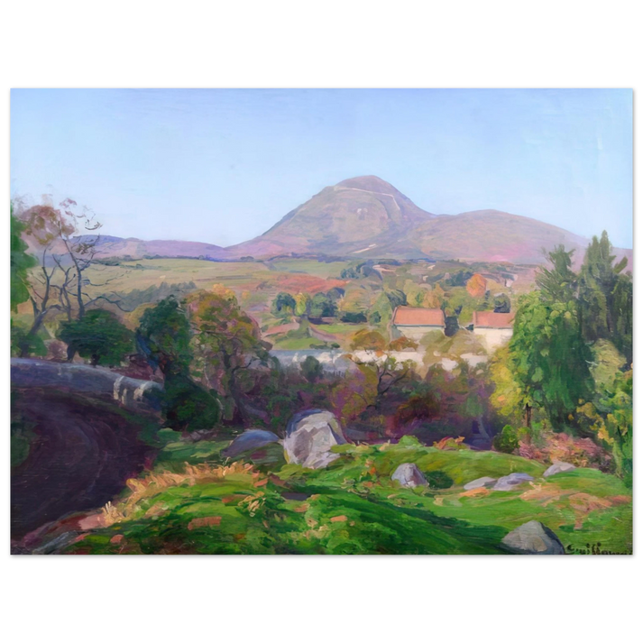Armand Guillaumin - Landscape of Puy de Dôme 75x100 cm / 30x40inches Fine Art Poster