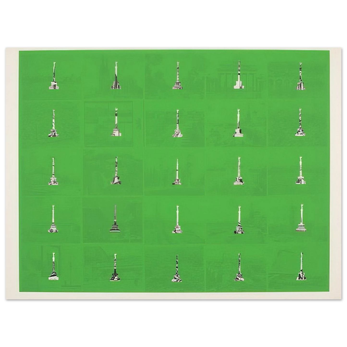 Dieter Roth - Berlin 1 - 1970 75x100 cm / 30x40inches Fine Art Poster