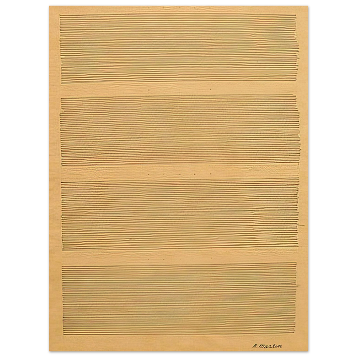 Agnes Martin - Morning Star 75x100 cm / 30x40inches Fine Art Poster