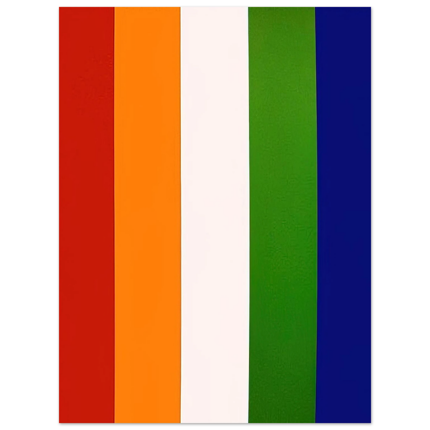 Ellsworth Kelly - Red Orange White Green Blue 75x100 cm / 30x40inches Fine Art Poster