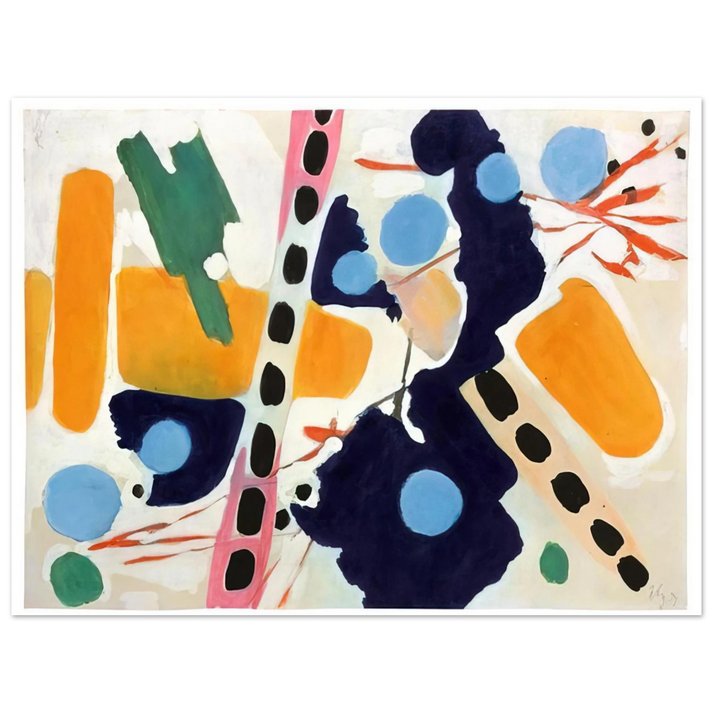 Ernst Wilhelm Nay - Untitled - 1954 75x100 cm / 30x40inches Fine Art Poster