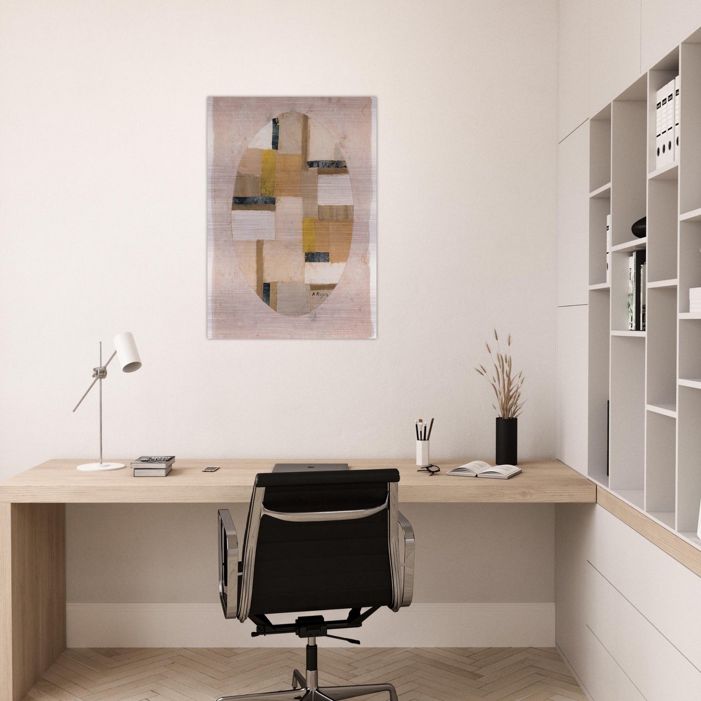 Number 456 - Abstract Expressionism - Anne Ryan Brushed Aluminum Print - 70x100 cm / 28x40 inches | Anne Ryan Aluminum Print | Anne Ryan Prints