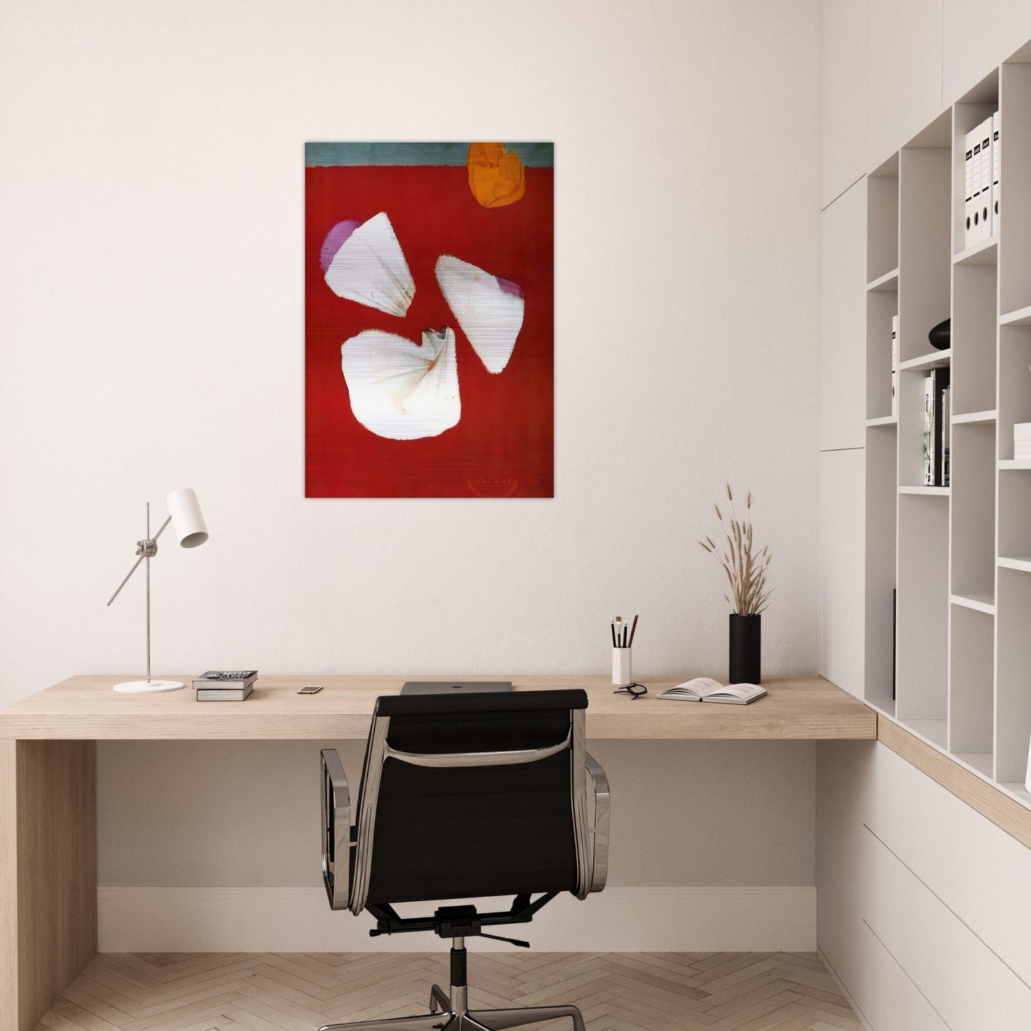 Shells and Flowers - Max Ernst Brushed Aluminum Print - 70x100 cm / 28x40 inches | Max Ernst Aluminum Print | Max Ernst Prints