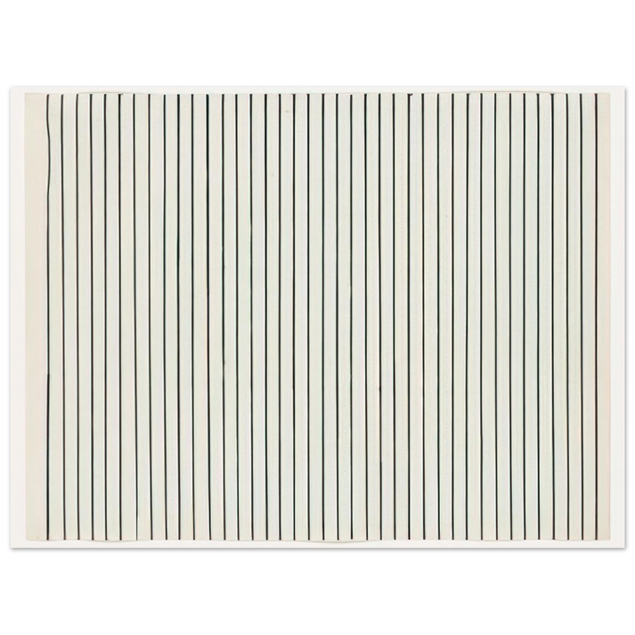 Ellsworth Kelly - Vertical Lines from the series Line Form Color 75x100 cm / 30x40inches Fine Art Poster