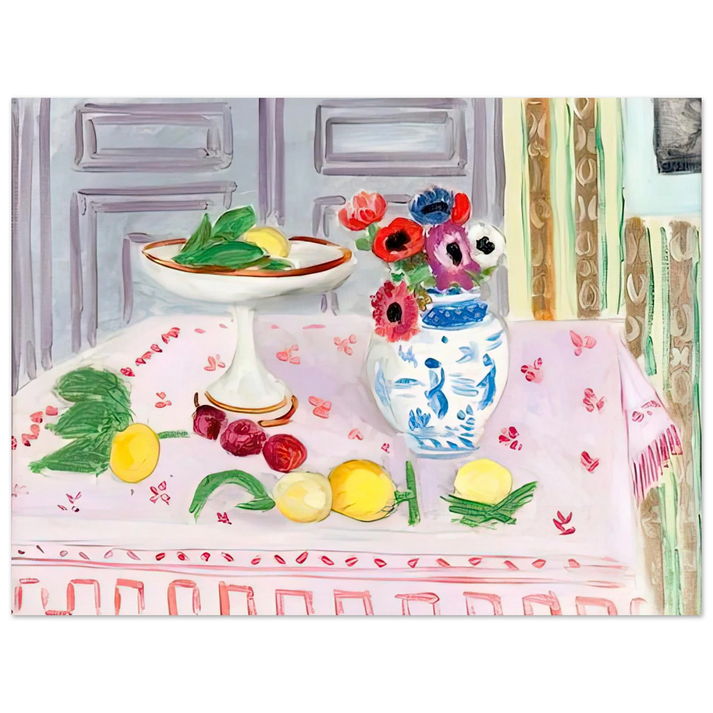Henri Matisse - THE PINK TABLECLOTH 1925 75x100 cm / 30x40inches Fine Art Poster