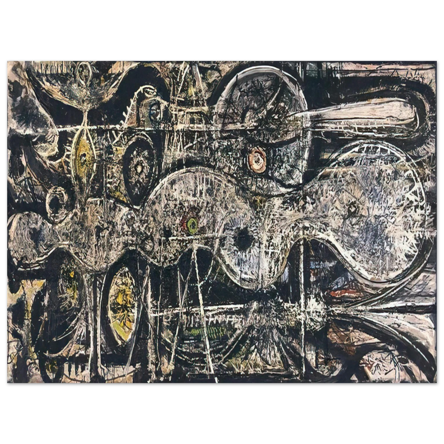 Richard Pousette-Dart - Undulation - 1942 75x100 cm / 30x40inches Fine Art Poster