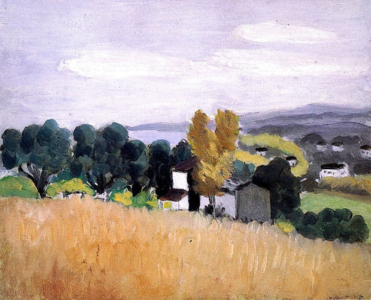 1910 Painting Henri Matisse: The Pivotal Year That Redefined Modern Art - AUTUMN IN CAGNES 1918 by Henri Matisse