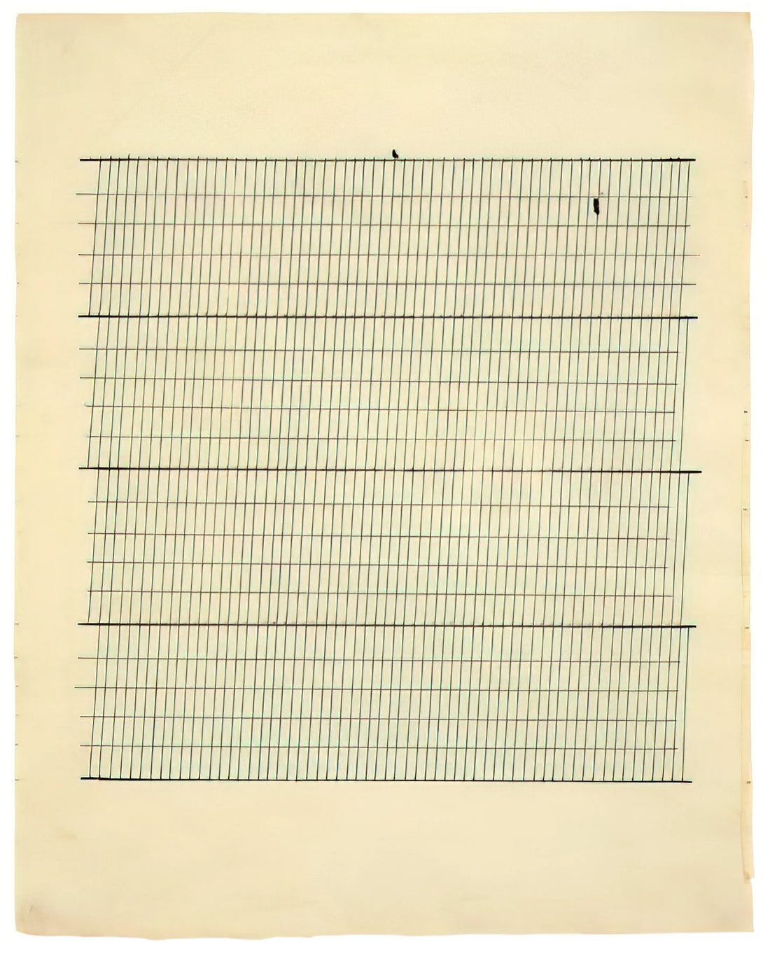 Agnes Martin Abstract: The Silent Geometry of Transcendental Minimalism - Aspiration by Agnes Martin