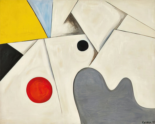 Alexander Calder Lithograph for Sale: A Collector's Guide to Acquiring the Artist's Graphic Work - WHITE FIELDS 1955 by Alexander Calder