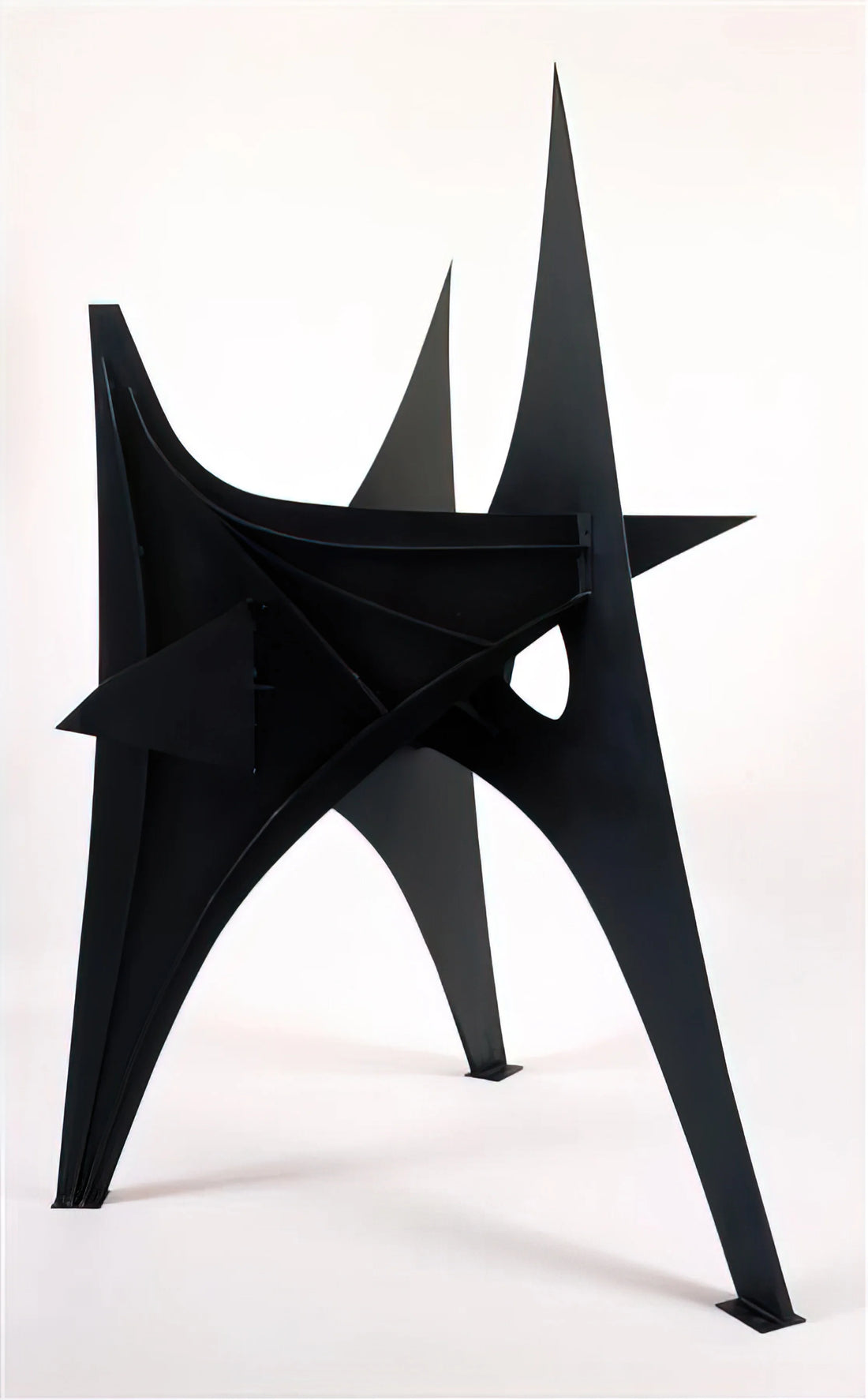 Alexander Calder Prints Signed: A Collector's Guide to Authenticity & Value - TROIS PICS INTERMEDIATE MAQUETTE 1967 by Alexander Calder