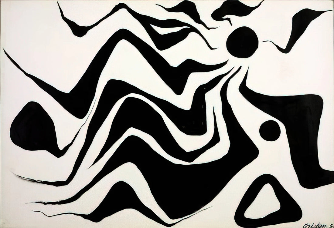 Alexander Calder at SFMOMA: A Kinetic Legacy Unveiled - BLACK SUN 1953 by Alexander Calder