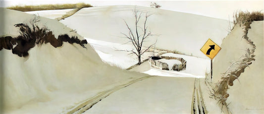Andrew Wyeth The Mill Print: A Masterpiece of American Realism - RING ROAD by Andrew Wyeth
