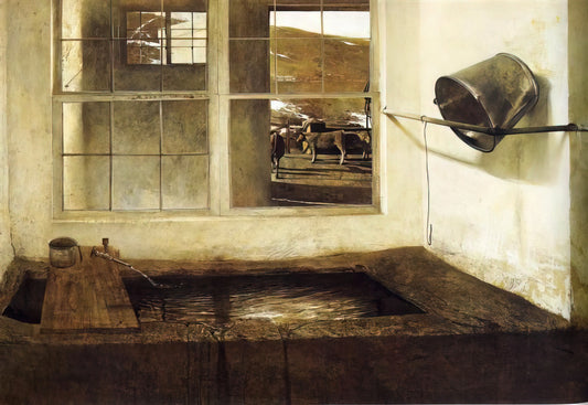 Andrew Wyeth Winter 1946: A Deep Dive into the Artist's Iconic Masterpiece - SPRING FED by Andrew Wyeth