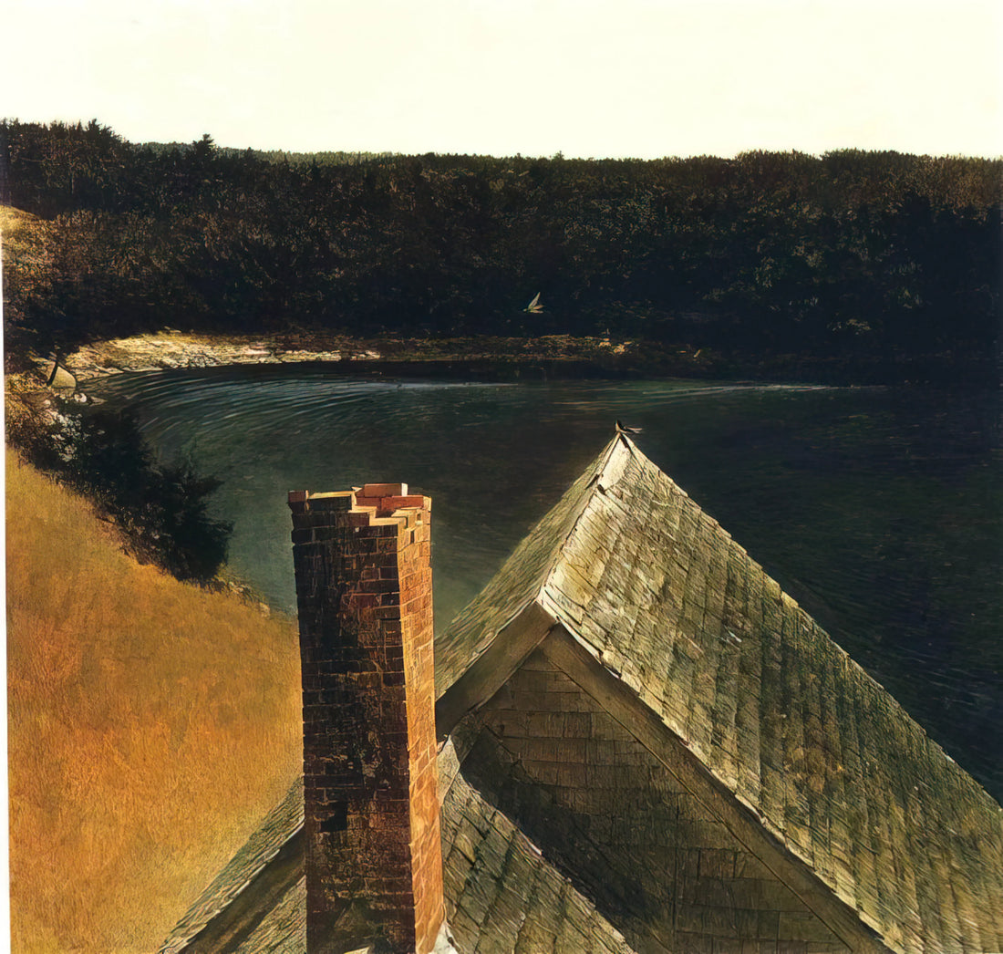 Andrew Wyeth & Nicholas Wyeth: A Father-Son Legacy in American Realism - END OF OLSONS by Andrew Wyeth