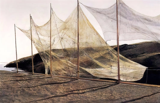 Andrew Wyeth's Pentecost Print: A Masterpiece of American Realism - PENTECOST 1989 by Andrew Wyeth