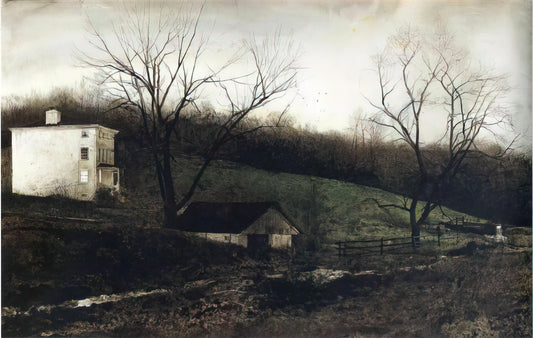 Andrew Wyeth's 'The Quaker': A Masterpiece of American Realism and Quiet Intensity - EVENING AT KUERNERS by Andrew Wyeth
