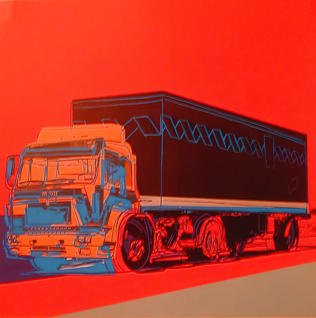 Andy Warhol Chanel Print: The Intersection of Art, Commerce, and Luxury - Truck Announcement by Andy Warhol