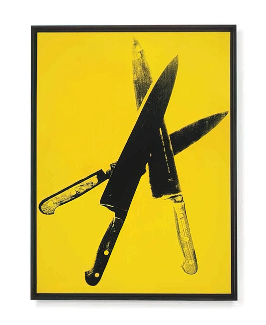 Andy Warhol Flowers Print 1964: The Pop Art Masterpiece That Redefined Floral Imagery - Knives by Andy Warhol
