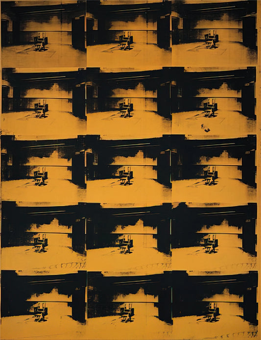 Andy Warhol Halston Print: The Intersection of Pop Art and Fashion Iconography - Orange Disaster by Andy Warhol