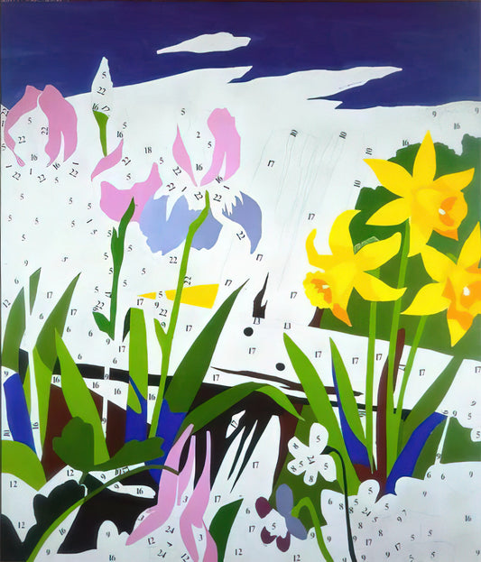 Andy Warhol Silkscreen Portraits: The Art of Celebrity, Repetition, and Mass Production - Do It Yourself  Flowers  by Andy Warhol