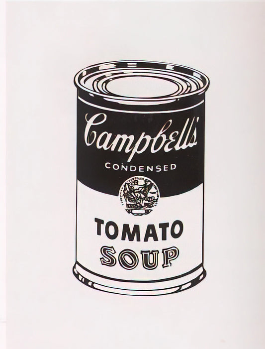 Andy Warhol Zebra Print: The Pop Art Icon's Bold Animal Experiment - Campbell's Soup Can  Tomato -Retrospective Series by Andy Warhol
