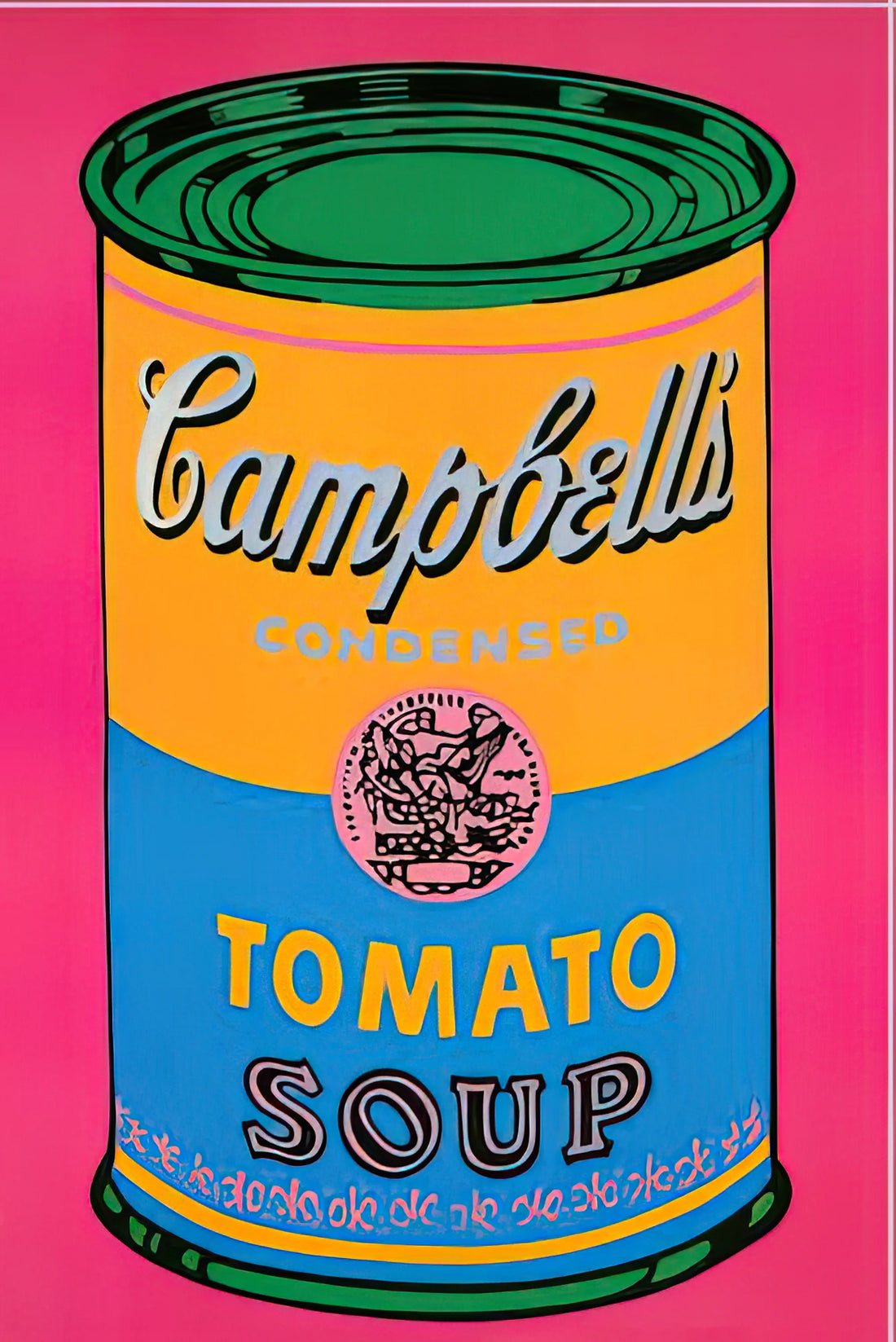 Andy Warhol and Vincent van Gogh: A Dialogue Between Pop Art and Post-Impressionism - Campbell's Soup Can  by Andy Warhol