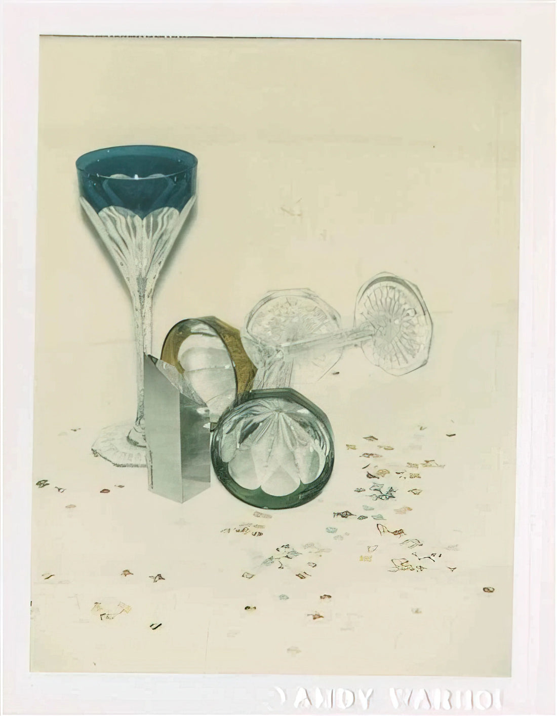Andy Warhol's Absolut Vodka Print: The Iconic Artwork That Defined Pop Art and Advertising - Committee 2000 Champagne Glasses by Andy Warhol