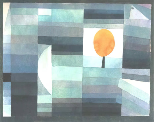 Angelus Novus Print: Paul Klee's Mysterious Angel of History - THE MESSENGER OF AUTUMN 1922 by Paul Klee