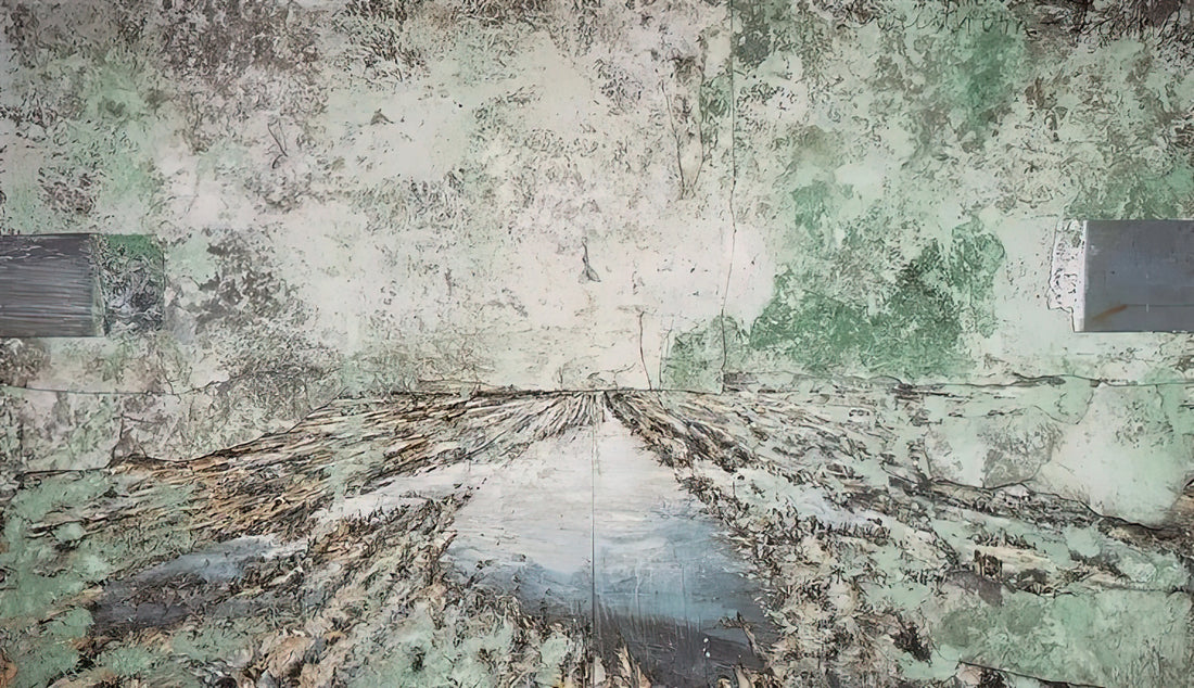 Anselm Kiefer at the Metropolitan Museum of Art: A Monumental Encounter - THE LAND OF THE TWO RIVERS ZWEISTROMLAND 1995 by Anselm Kiefer