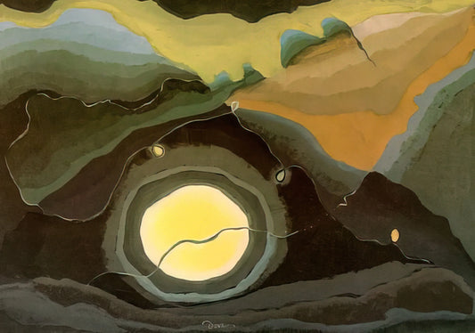 Arthur Dove: The Pioneering American Modernist and His Revolutionary Art Prints - Me and the Moon - 1937 by Arthur Dove