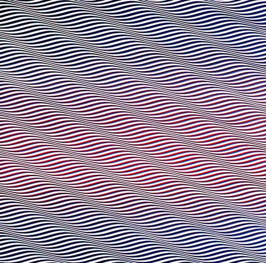 Artists Like Bridget Riley: Exploring the Masters of Op Art and Optical Illusion - CATARACT 3 1967 by Bridget Riley