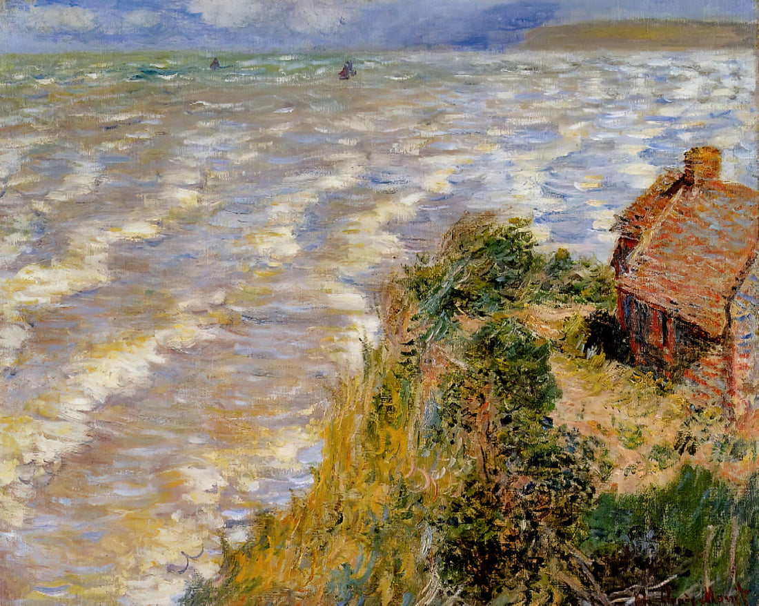 Artists Like Monet: Exploring Impressionist Masters and Their Legacy - Rising Tide at Pourville by claude monet