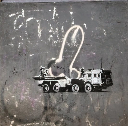 Banksy Jungle Book Print: Decoding the Street Artist's Subversive Fairy Tale - KYIV VELYKA ZHYTOMYRSKA 13 2022 by Banksy