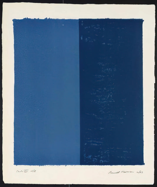 Barnett Newman Painting: The Sublime Power of Color Field Abstraction - Canto VIII by Barnett Newman