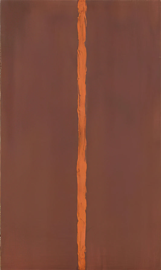 Barnett Newman: The Artist Who Redefined Abstraction with Color Field Painting - Onement I by Barnett Newman