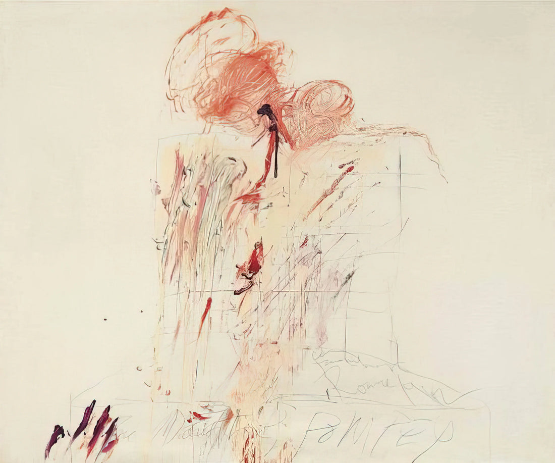 Barthes and Twombly: The Semiotic Dialogue Between Text and Gesture - Death of Pompey  Rome  by Cy Twombly