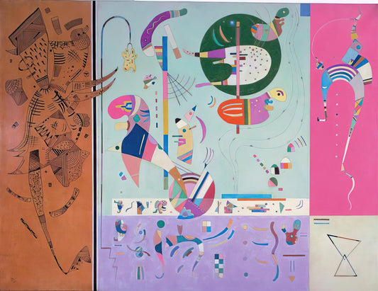 Bauhaus Wassily Kandinsky: The Revolutionary Synthesis of Art and Theory - VARIOUS PARTS 1940 by Wassily Kandinsky