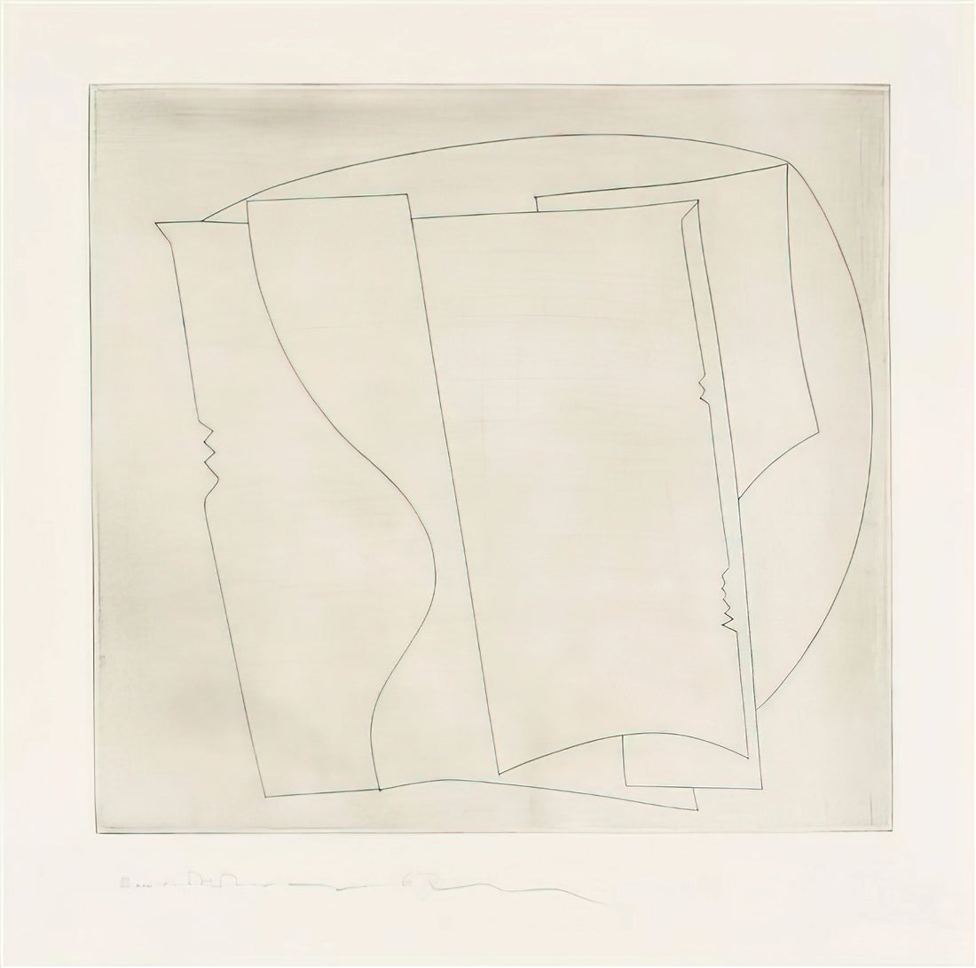 Ben Nicholson Wall Art: The Abstract Elegance of Modern British Masterpieces - Ronco - 1967 by Ben Nicholson