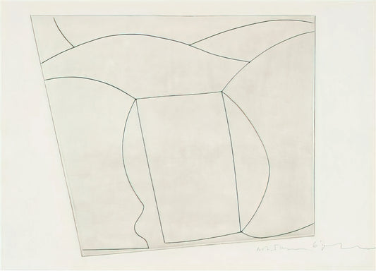 Ben Nicholson and Fred Murray: Understanding the Art Market for Modern British Abstraction - 3 forms in a landscape - 1967 by Ben Nicholson
