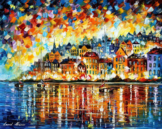 Bewitched Park by Leonid Afremov: A Masterpiece of Modern Impressionism - Leonid Afremov by Leonid Afremov