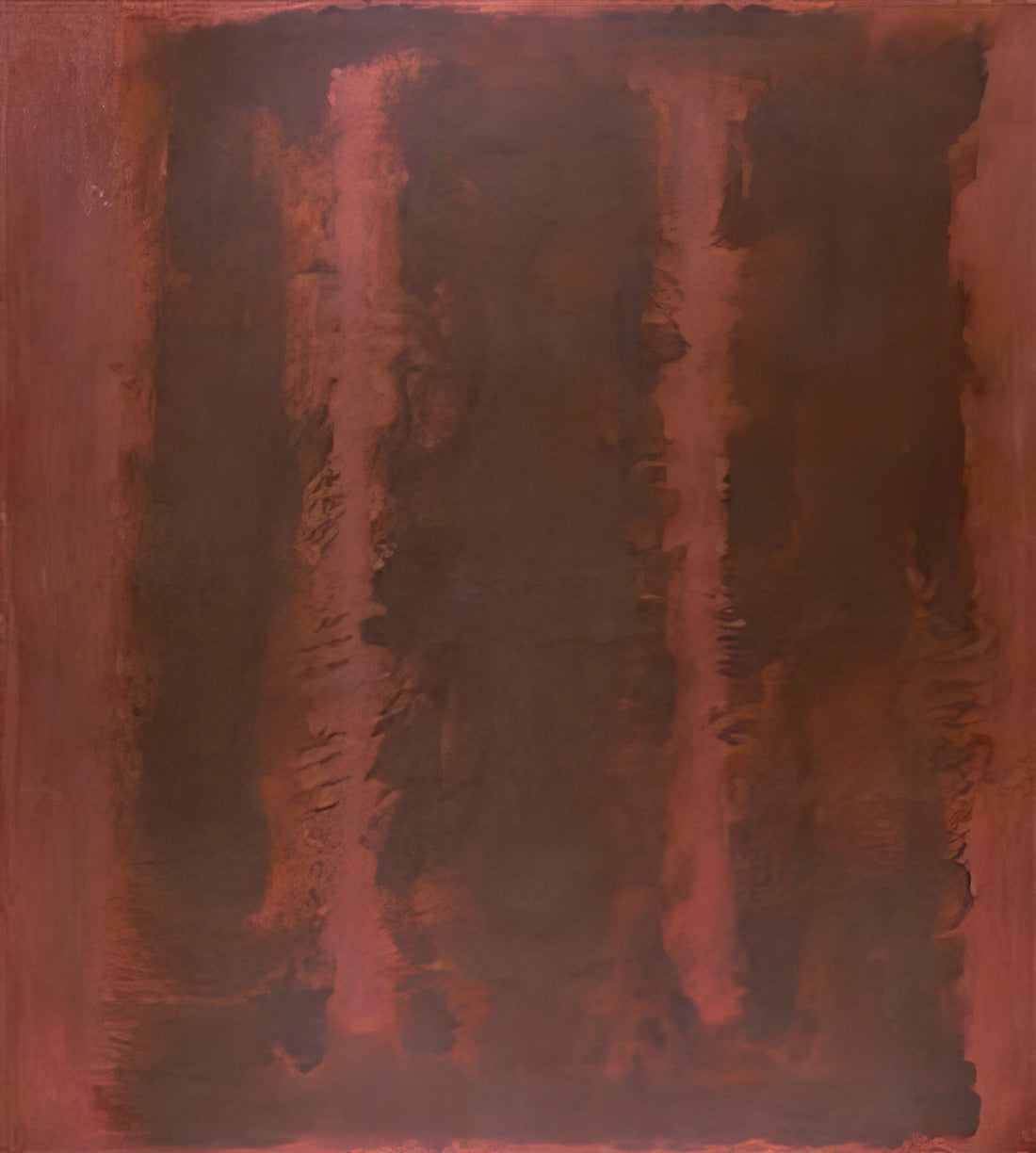 Blue, Orange, Red Rothko: A Deep Dive into Mark Rothko's Color Field Masterpiece - Black on Maroon - 1958 by Mark Rothko