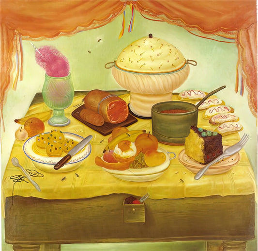 Botero Reproductions: Understanding the Legacy of Fernando Botero's Monumental Art - STILL LIFE by Fernando Botero