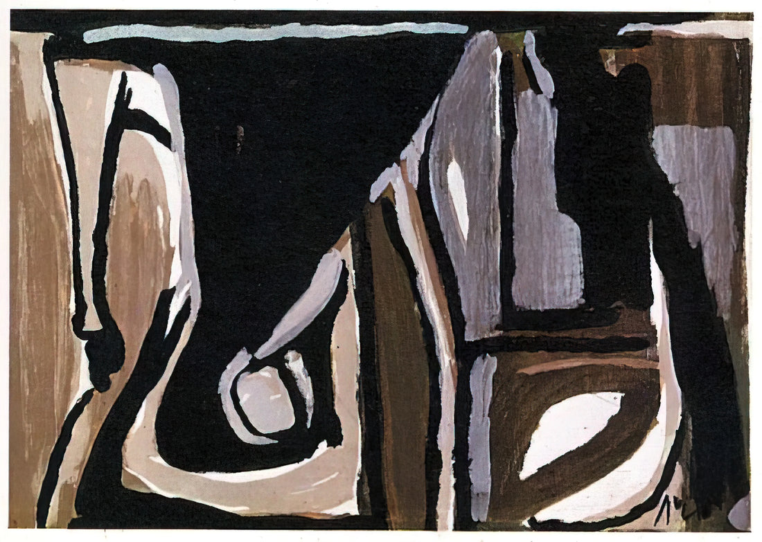 Bram van Velde Print: A Guide to the Abstract Expressionist's Graphic Works - Nocturne - 1981 by Bram van Velde