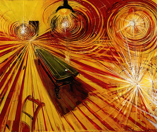 Brett Whiteley Art Prints: A Collector's Guide to the Australian Master's Vision - Night Cafe - 1972 by Brett Whiteley