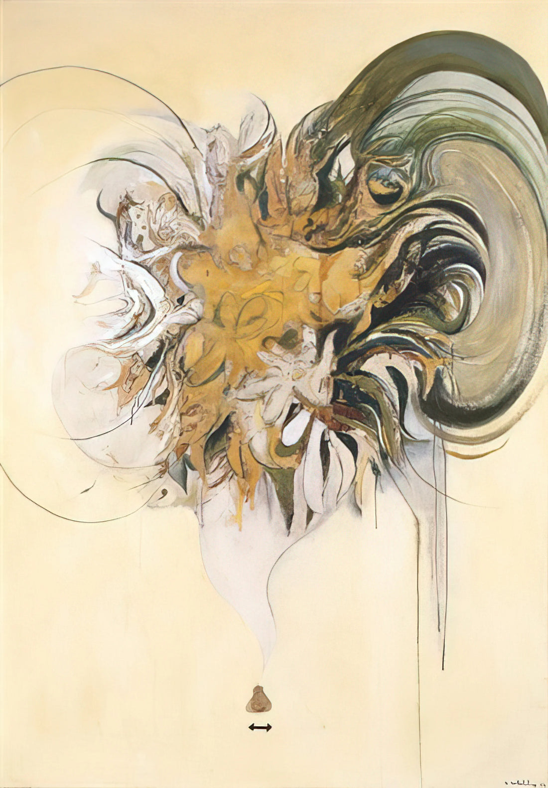 Brett Whiteley Ceramics: The Overlooked Dimension of Australia's Artistic Maverick - Listening to Nature - 1964 by Brett Whiteley