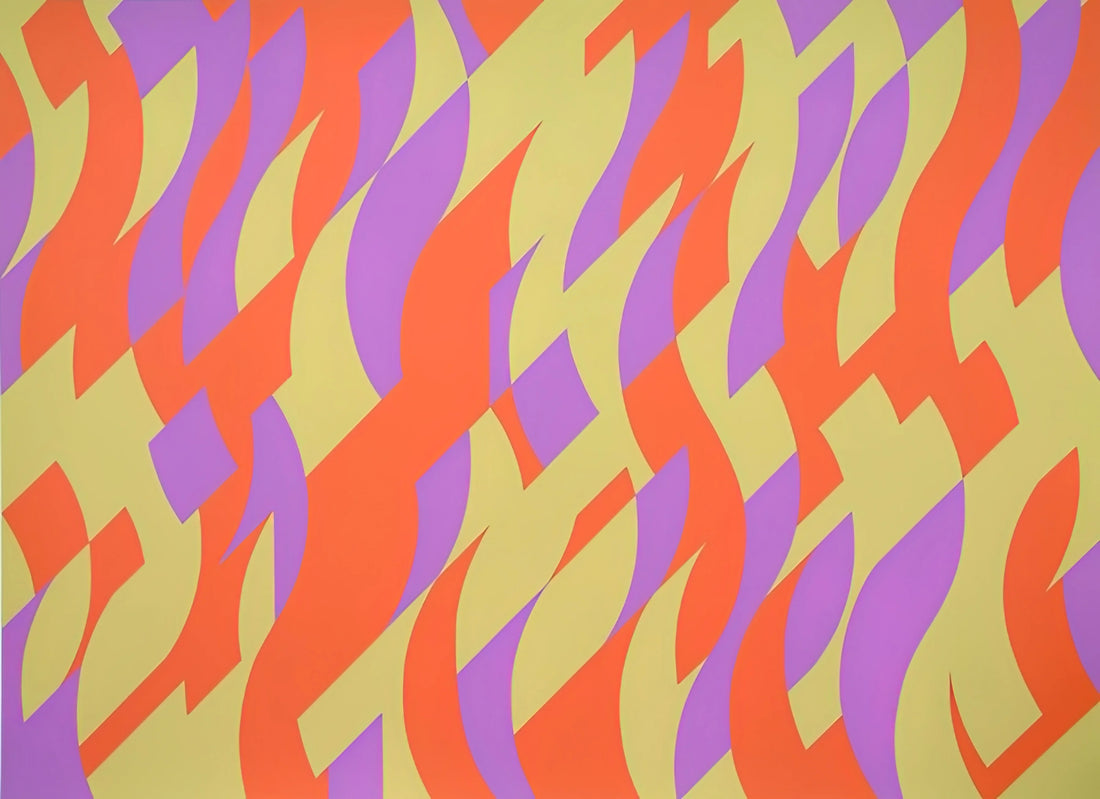Bridget Riley Prints Framed: A Collector's Guide to Op Art Masterpieces - CARNIVAL 2000 by Bridget Riley