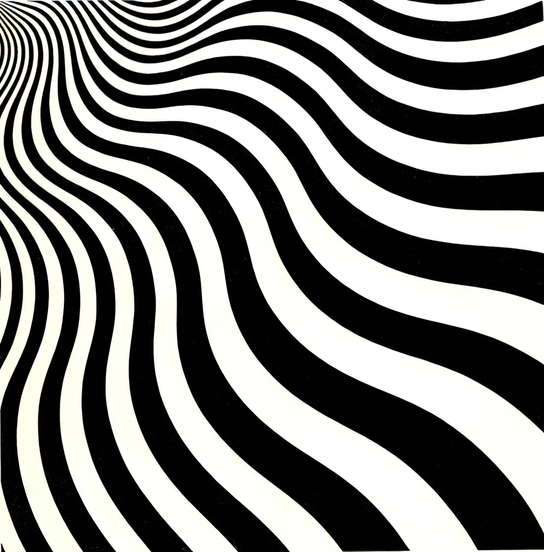 Bridget Riley Prints Framed: A Curator's Guide to Op Art Masterpieces - INTAKE 1964 by Bridget Riley
