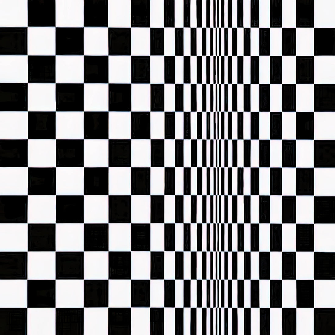 Bridget Riley at Hayward Gallery: A Definitive Exploration of Op Art's Master - MOVEMENT IN SQUARES 1961 by Bridget Riley
