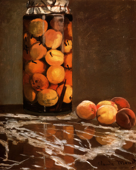 Camille Claude Monet: The Woman Behind the Impressionist Master - Jar Of Peaches by claude monet